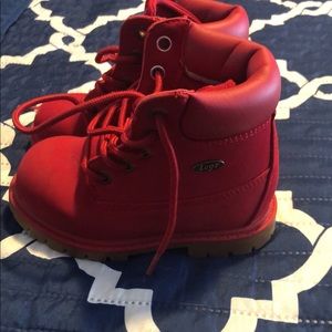 Red boots